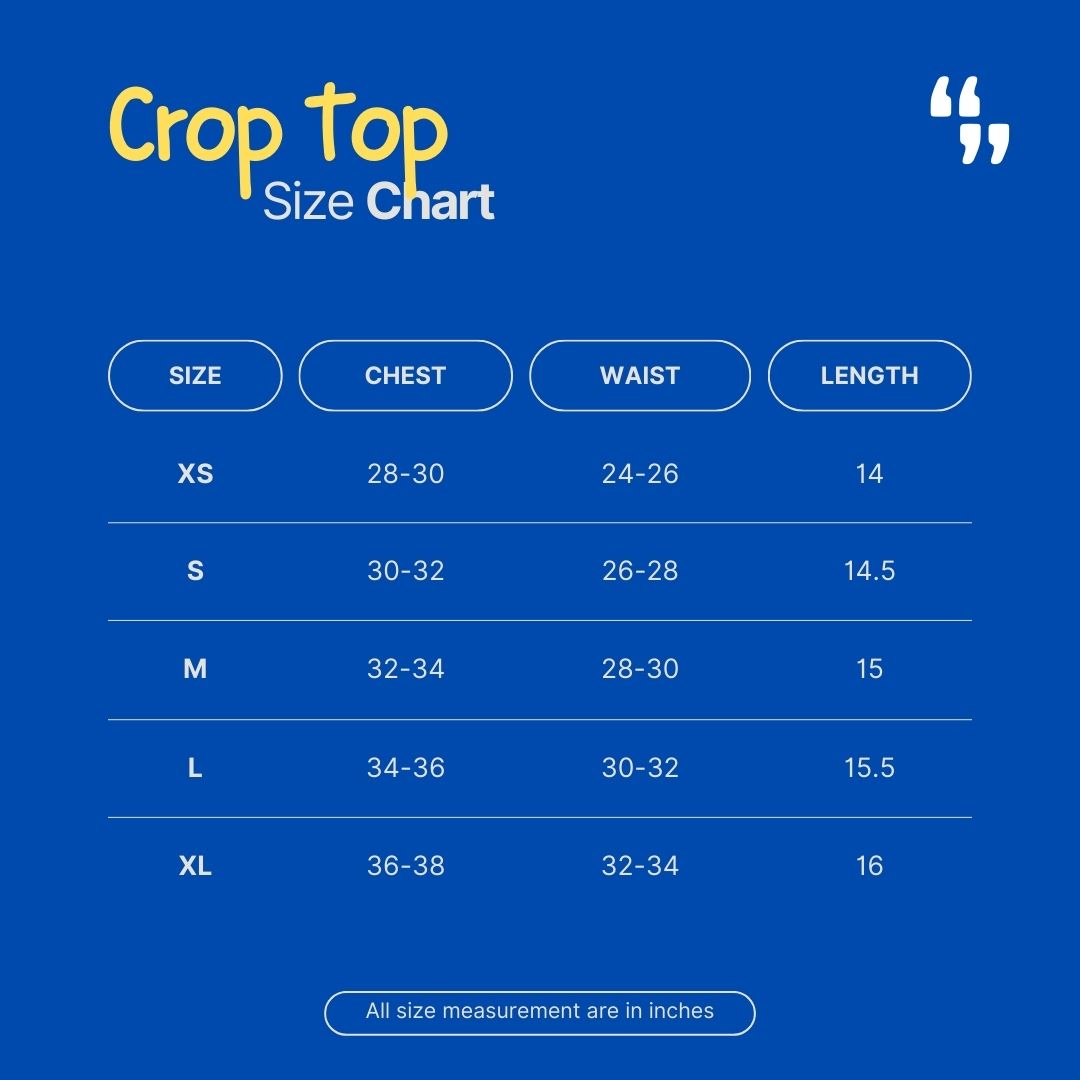 Chole Bhature Crop Top