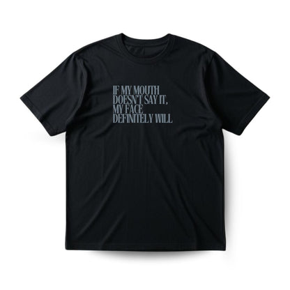 Face says it Regular T-shirt