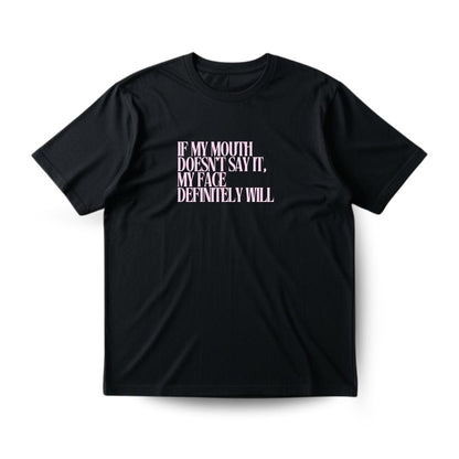 Face says it Regular T-shirt