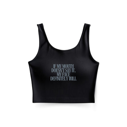 Face says it Tank Top