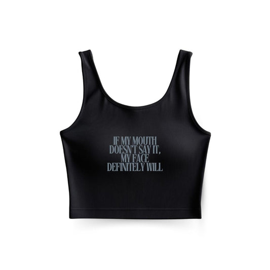 Face says it Tank Top