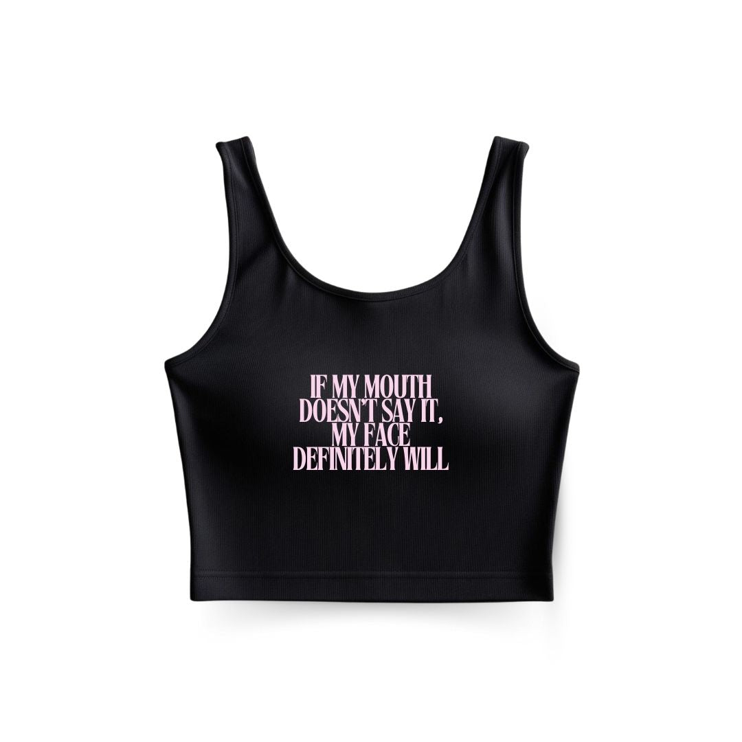 Face says it Tank Top