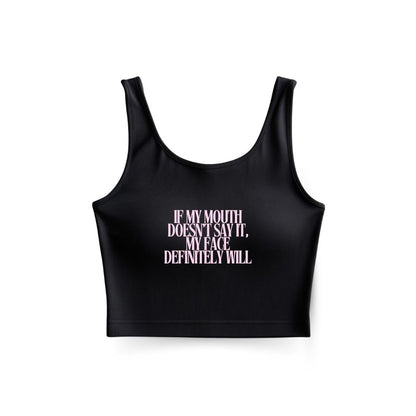 Face says it Tank Top