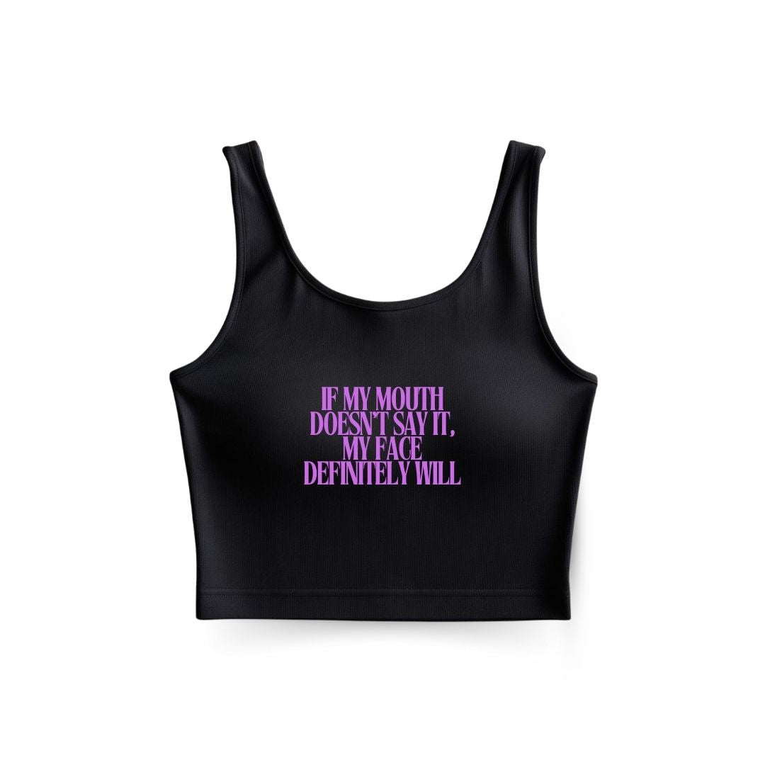 Face says it Tank Top