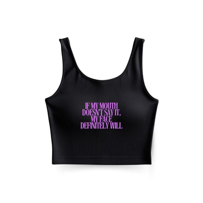 Face says it Tank Top