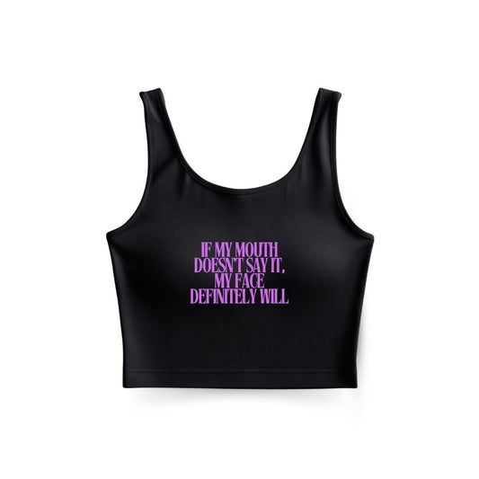 Face says it Tank Top